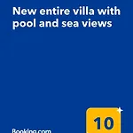 New Entire With Pool And Sea Views 빌라 *