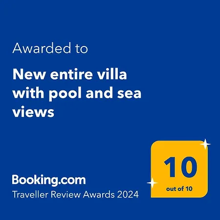 New Entire With Pool And Sea Views Villa *