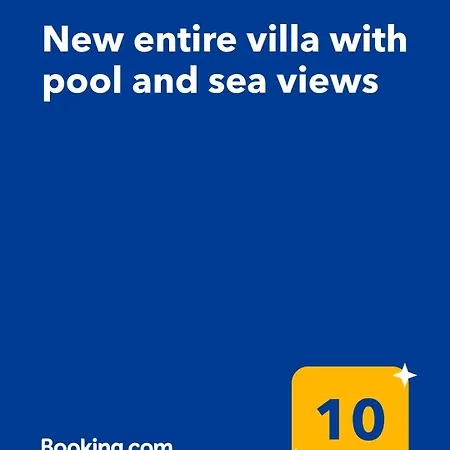New Entire With Pool And Sea Views Villa *